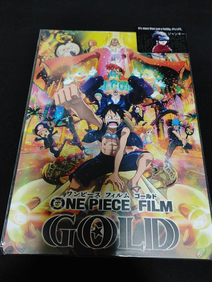 One Piece Anime Collectible Design Pencil Board Design Film Gold LIMITED JAPAN