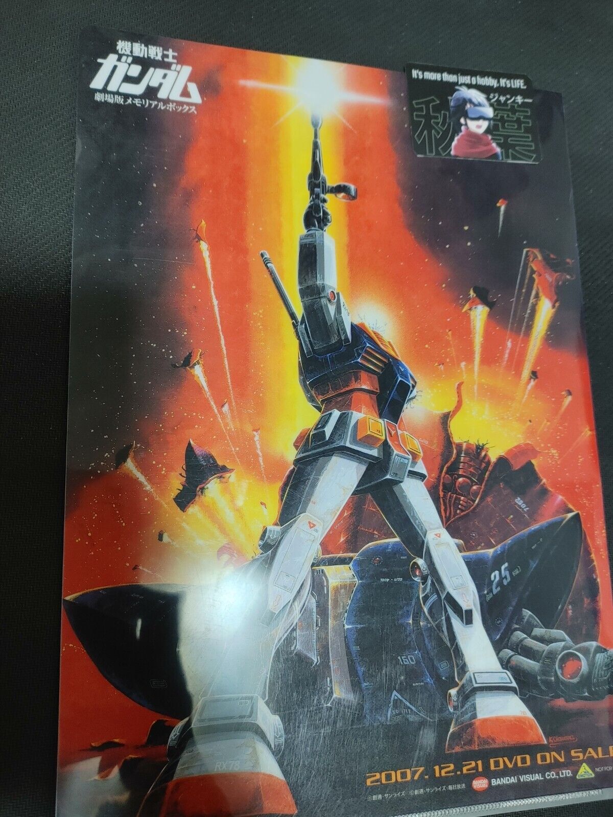 Gundam Memorial Animation Design Clear File Japan Limited Retro Release