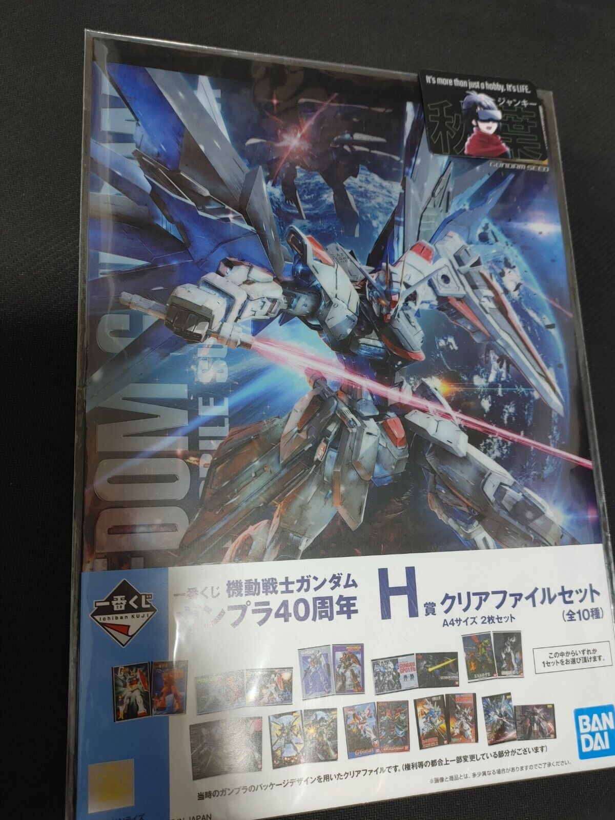 Gundam Gunpla Set Anniversary Design Clear File Japan Limited Release