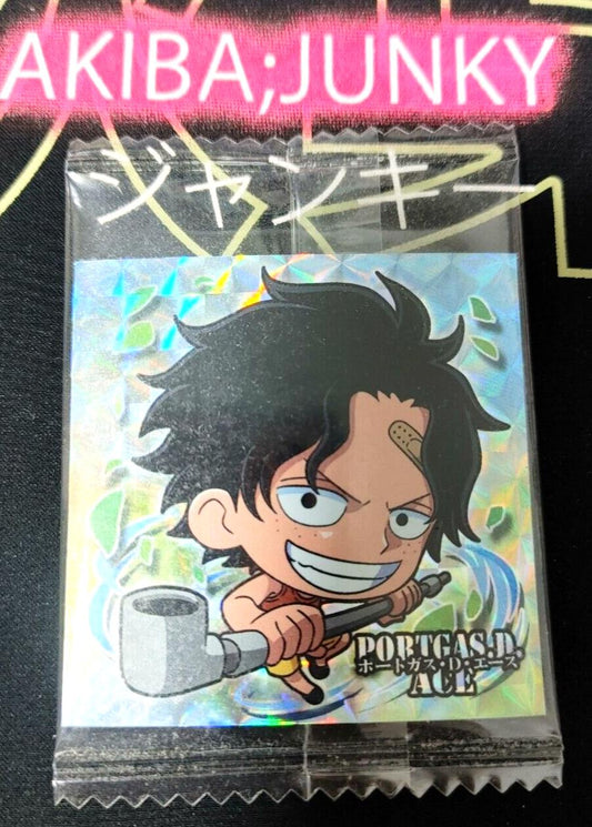 One Piece Anime Ace Sticker Seal Card SW4-27 GR Collectible JAPAN