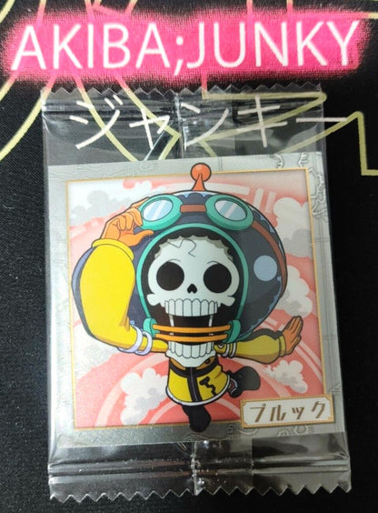 One Piece Anime Brook Sticker Seal Card SW8-09 Collectible JAPAN