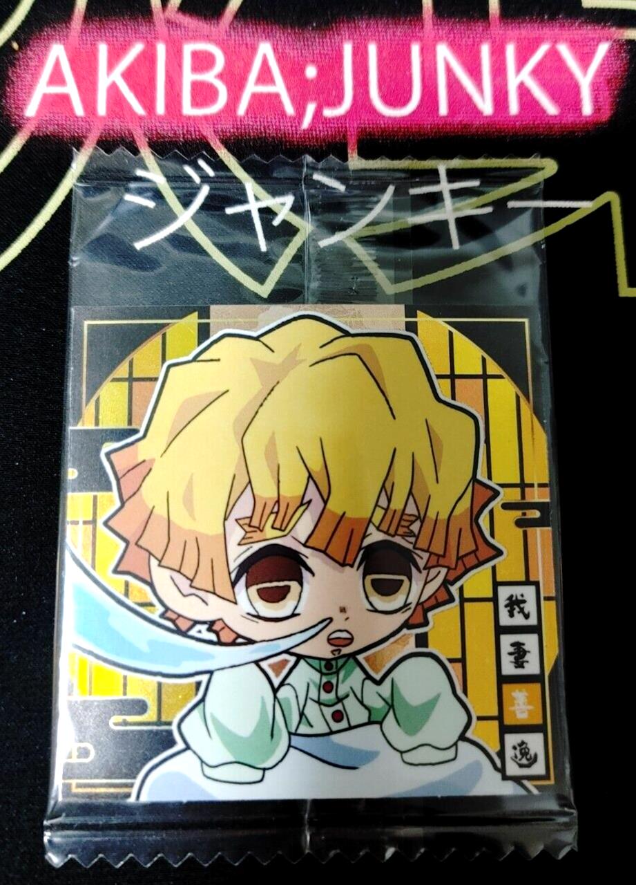 Demon Slayer Kimetsu no Yaiba Zenitsu 4-27 Collection Sticker Card JAPAN Release