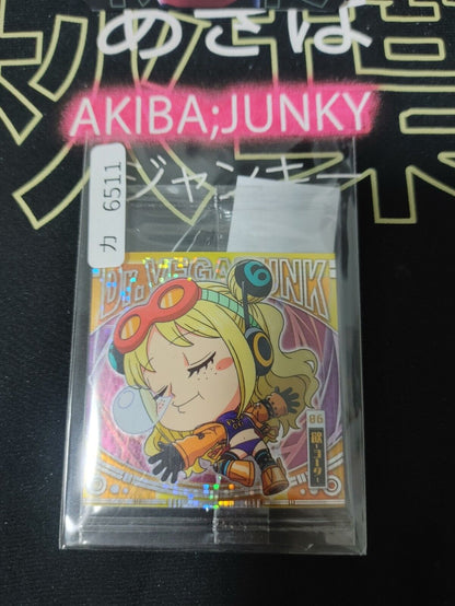 One Piece Anime Dr. Vegapunk York Sticker Seal Card SW8-17 GR Collectible JAPAN