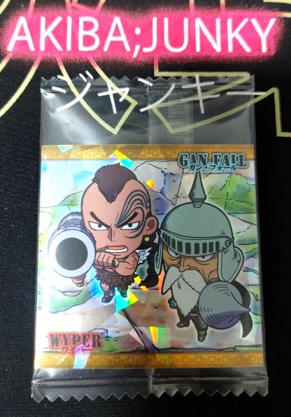 One Piece Anime Wyper Gan Fall Sticker Seal Card SW7-17 GR Collectible JAPAN