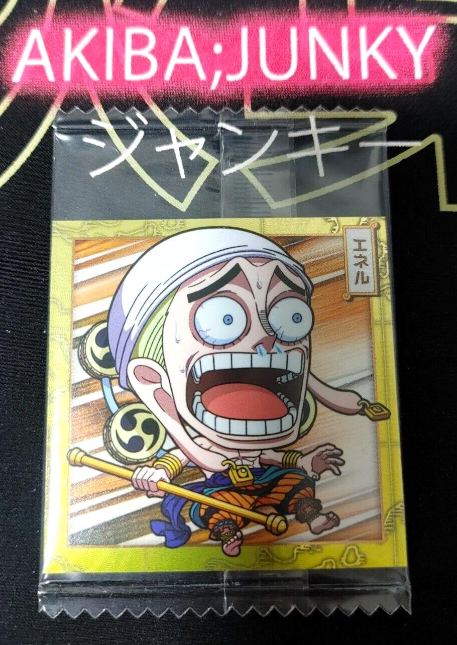 One Piece Anime Enel Sticker Seal Card SW7-29 Collectible JAPAN