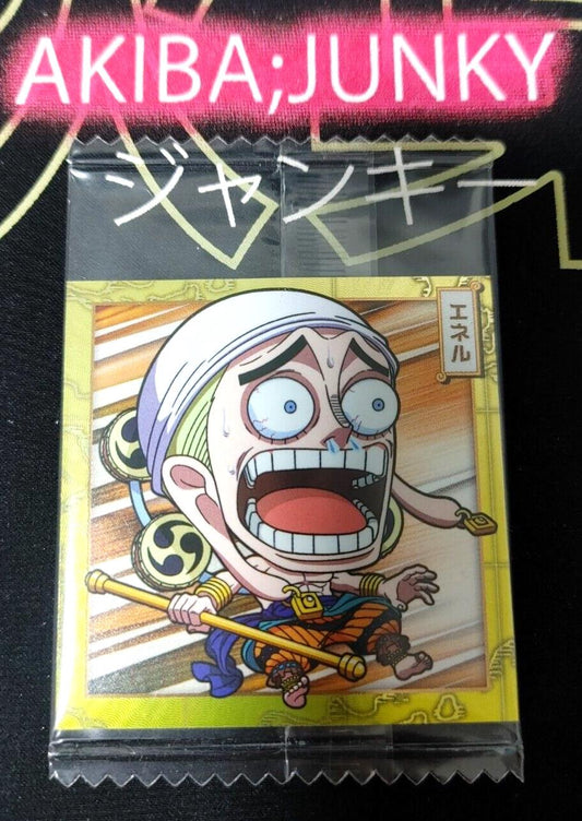 One Piece Anime Enel Sticker Seal Card SW7-29 Collectible JAPAN