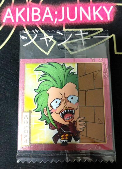 One Piece Anime Bartolomeo Sticker Seal Card SW5-12 Collectible JAPAN
