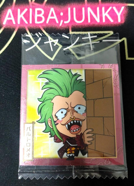 One Piece Anime Bartolomeo Sticker Seal Card SW5-12 Collectible JAPAN