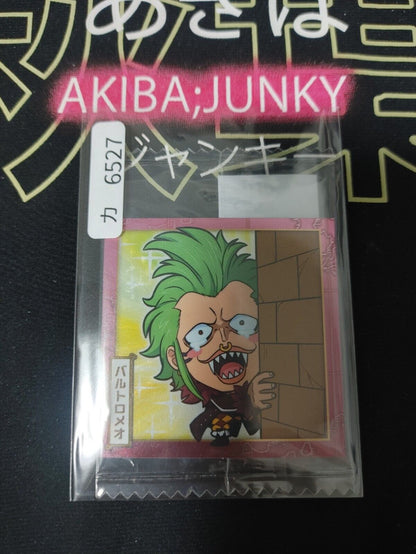 One Piece Anime Bartolomeo Sticker Seal Card SW5-12 Collectible JAPAN