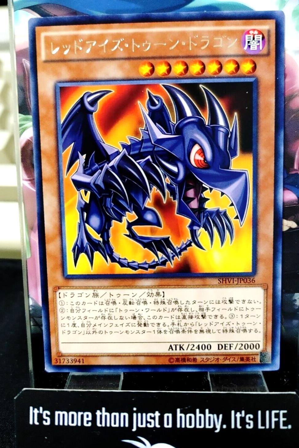 Red-Eyes Toon Dragon Yu-Gi-Oh SHVI-JP036 Rare B Yugioh Card OCG JAPAN