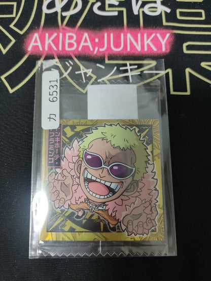 One Piece Anime Donquixote Doflamingo Sticker Seal Card SW2-16 R JAPAN