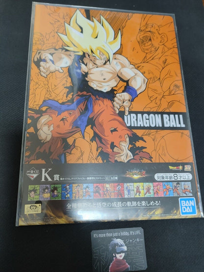 Anime Dragon Ball Graphic Design Clear File Bardock Goku Japan Limited