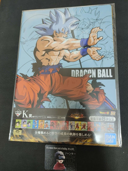 Anime Dragon Ball Graphic Design Clear File Gohan Goku God Japan Limited