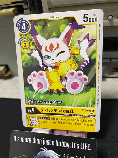 Digimon BT9-036 Gatomon X Antibody Card Game JAPAN