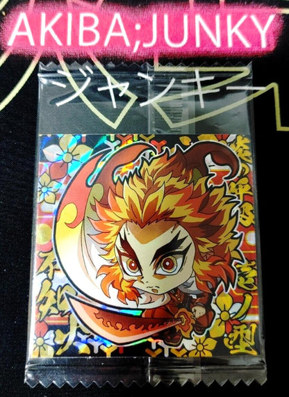 Demon Slayer Kimetsu no Yaiba Kyojuro Rengoku 7-19 Collection Sticker Card JAPAN