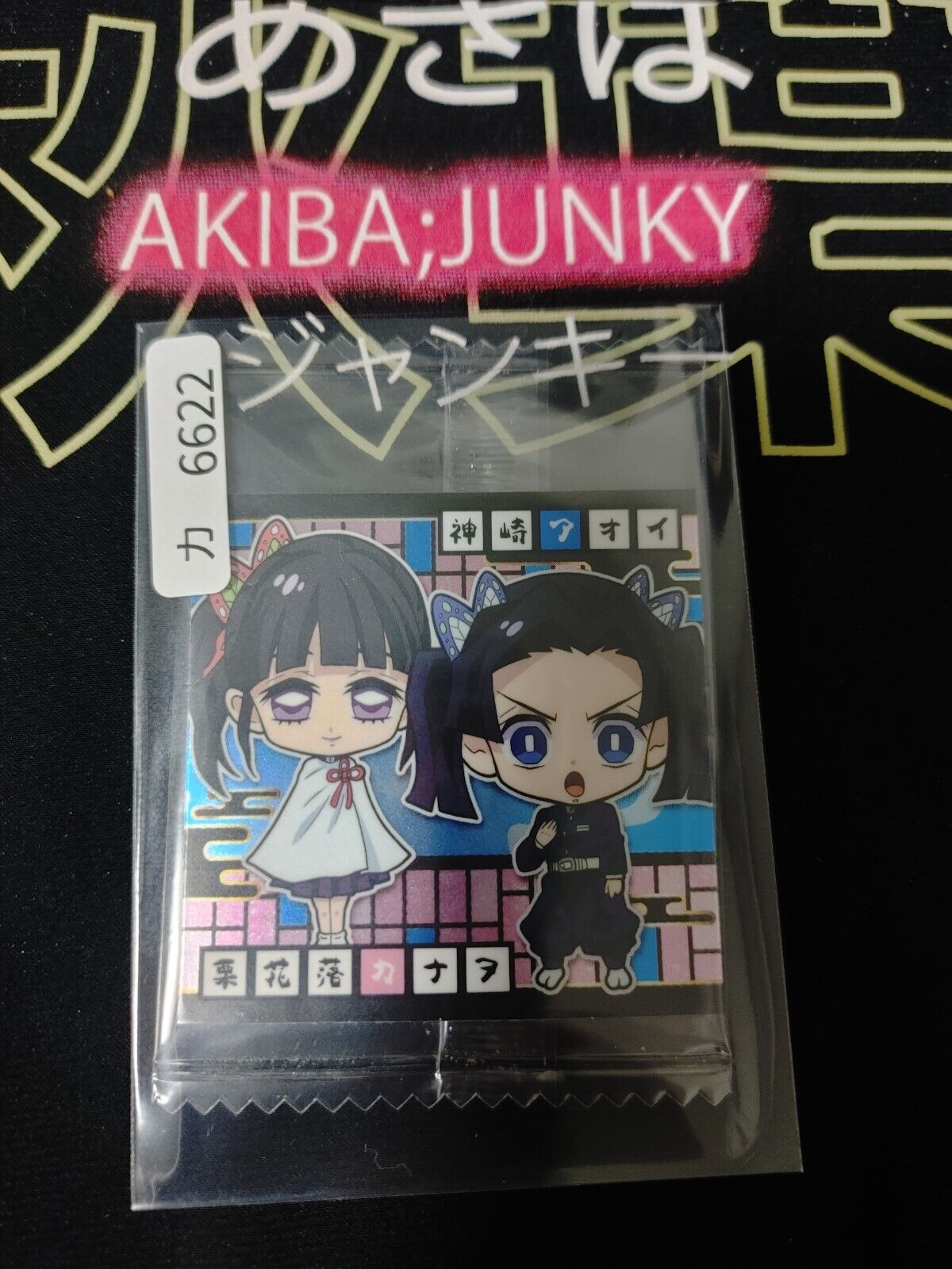 Demon Slayer Kimetsu no Yaiba Kanao Aoi 3-27 Collection Sticker Card JAPAN