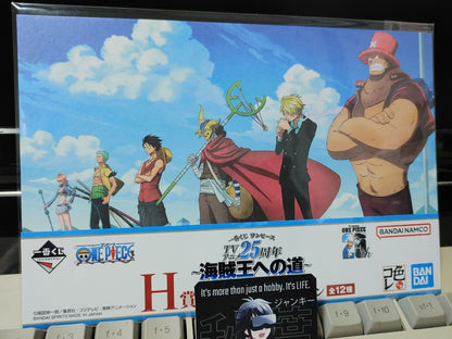 One Piece Animation Cel Print Style Scene Board 25th Luffy Crew C Japan Limited