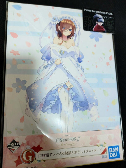 Quintessential Quintuplets Anime MIku Nakano Bride Design Board B Japan