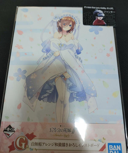 Quintessential Quintuplets Anime MIku Nakano Bride Design Board B Japan