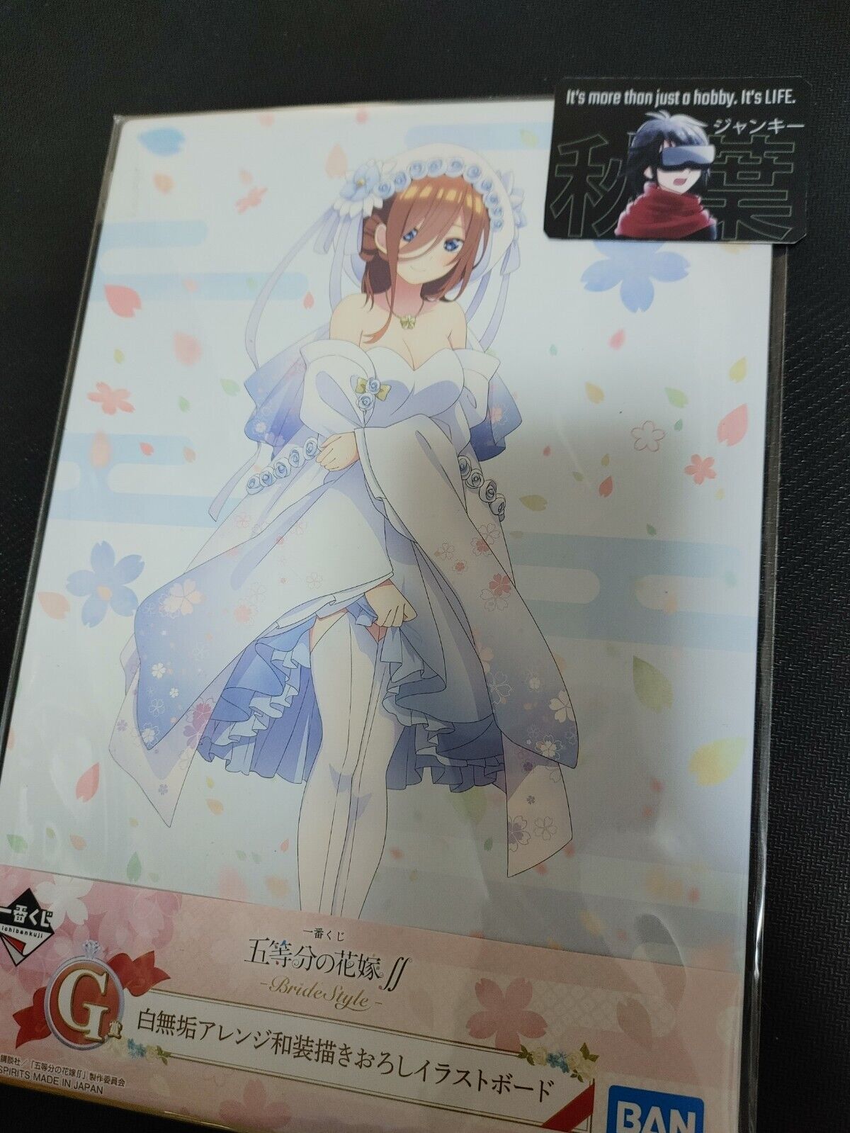 Quintessential Quintuplets Anime MIku Nakano Bride Design Board B Japan