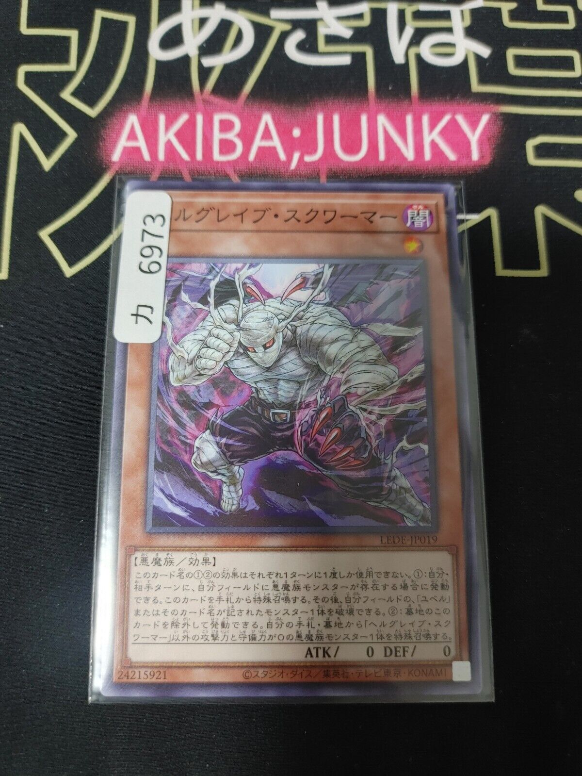 Infernal Grave Squirmer Yu-Gi-Oh LEDE-JP019 Yugioh OCG JAPAN