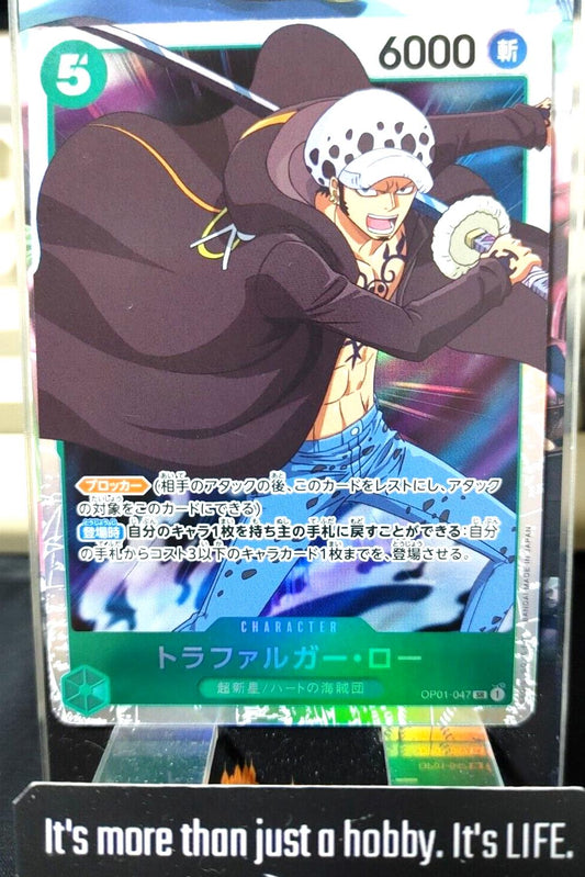 One Piece Card Game Trafalger Water Law OP01-047 SR Japanese