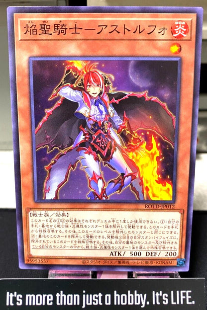 Flame Noble Knight Astolfo ROTD-JP012 Yugioh OCG JAPAN