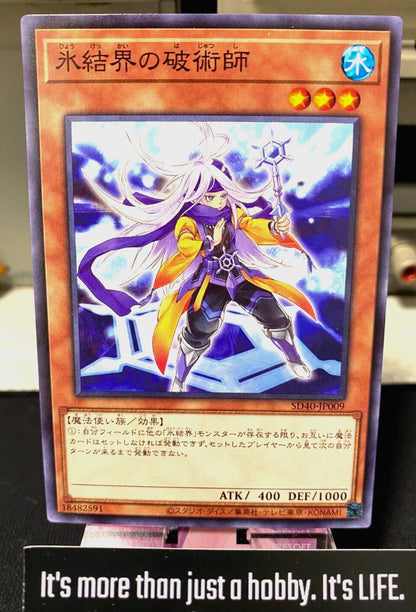 Warlock of the Ice Barrier SD40-JP009 Yugioh OCG JAPAN