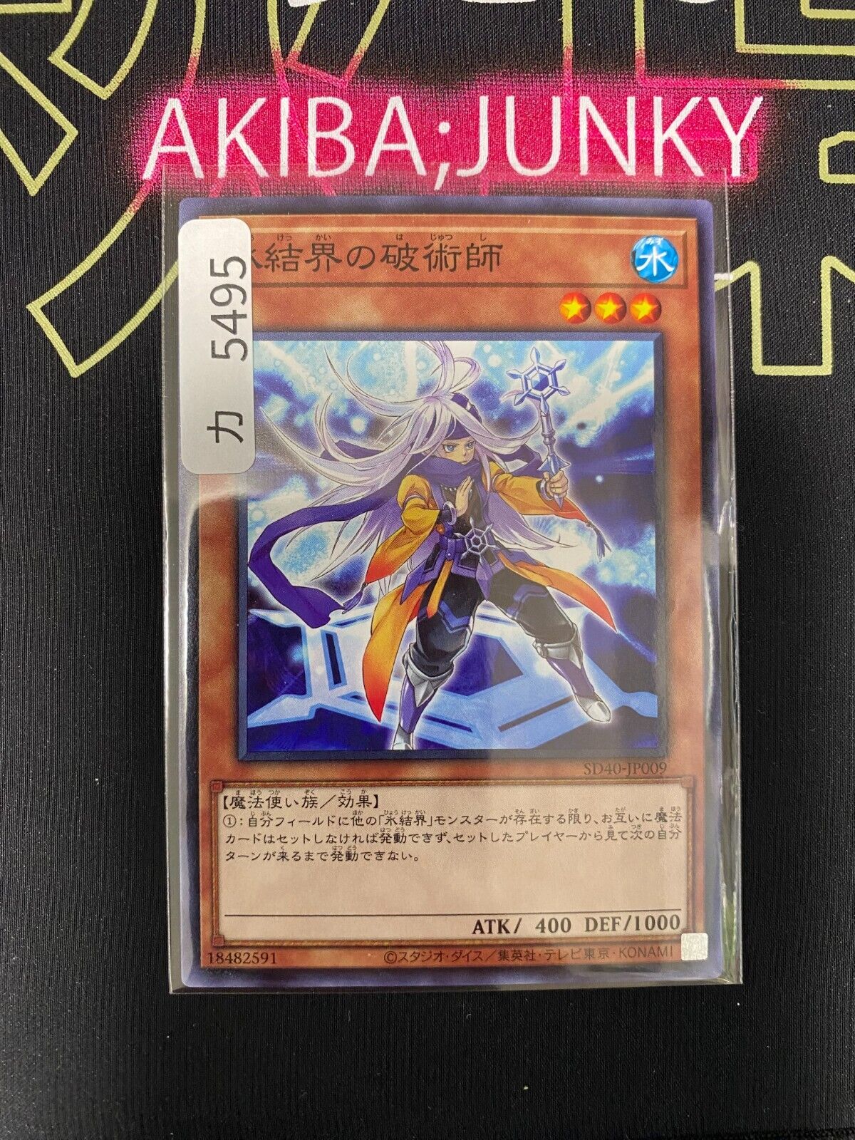 Warlock of the Ice Barrier SD40-JP009 Yugioh OCG JAPAN