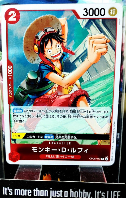 Monkey D. Luffy OP06-013 R One Piece Card Game Japanese Japan