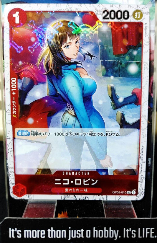 Nico Robin OP05-010  UC Pirate Flag Foil One Piece Card Game Japanese Japan