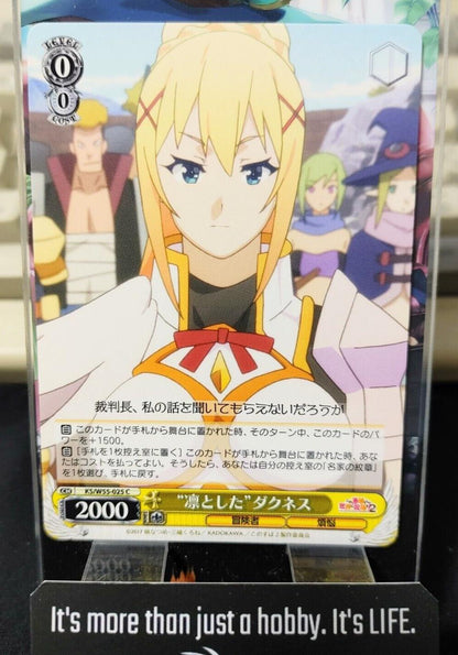 Konosuba Card Weiss Schwarz Darkness KS/W55-025 JAPAN
