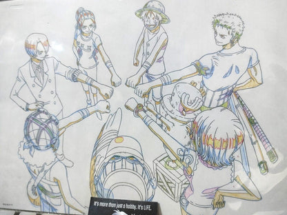 Anime One Piece Animation Cel Print Design All Star M Crew B Japan Limited