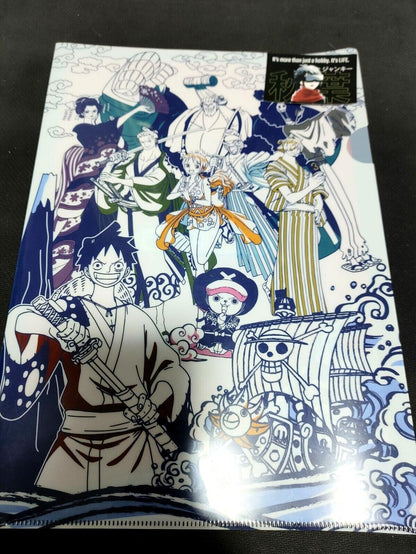 Anime One Piece Animation Luffy Crew Design Promo File Japan Limited