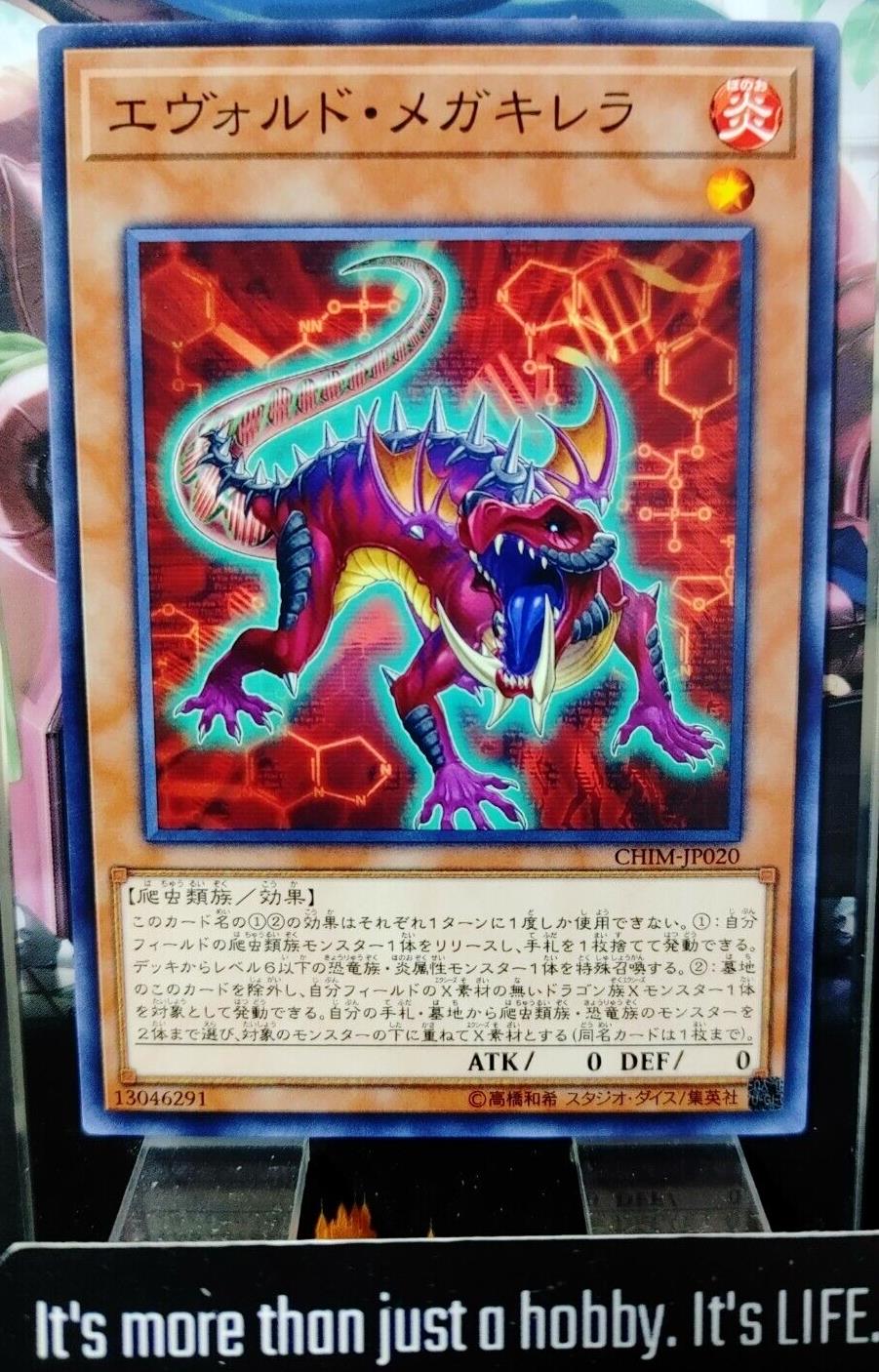 Evoltile Megachirella CHIM-JP020 Yugioh Yu-Gi-Oh OCG Konami JAPAN