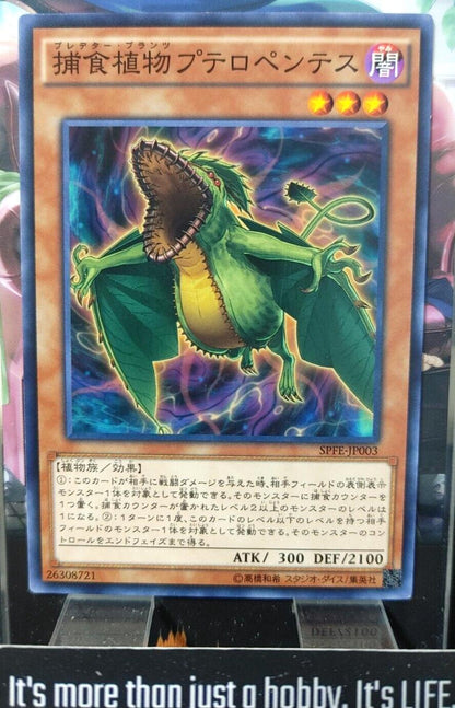 Predaplant Pterapenthes SPFE-JP003 Yugioh Yu-Gi-Oh OCG Konami JAPAN