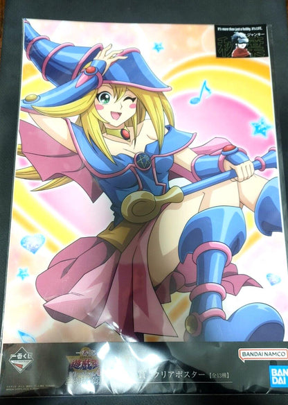 Dark Magician Girl Yu-Gi-Oh Clear Poster B JAPAN Yugioh JAPAN UNCENSORED