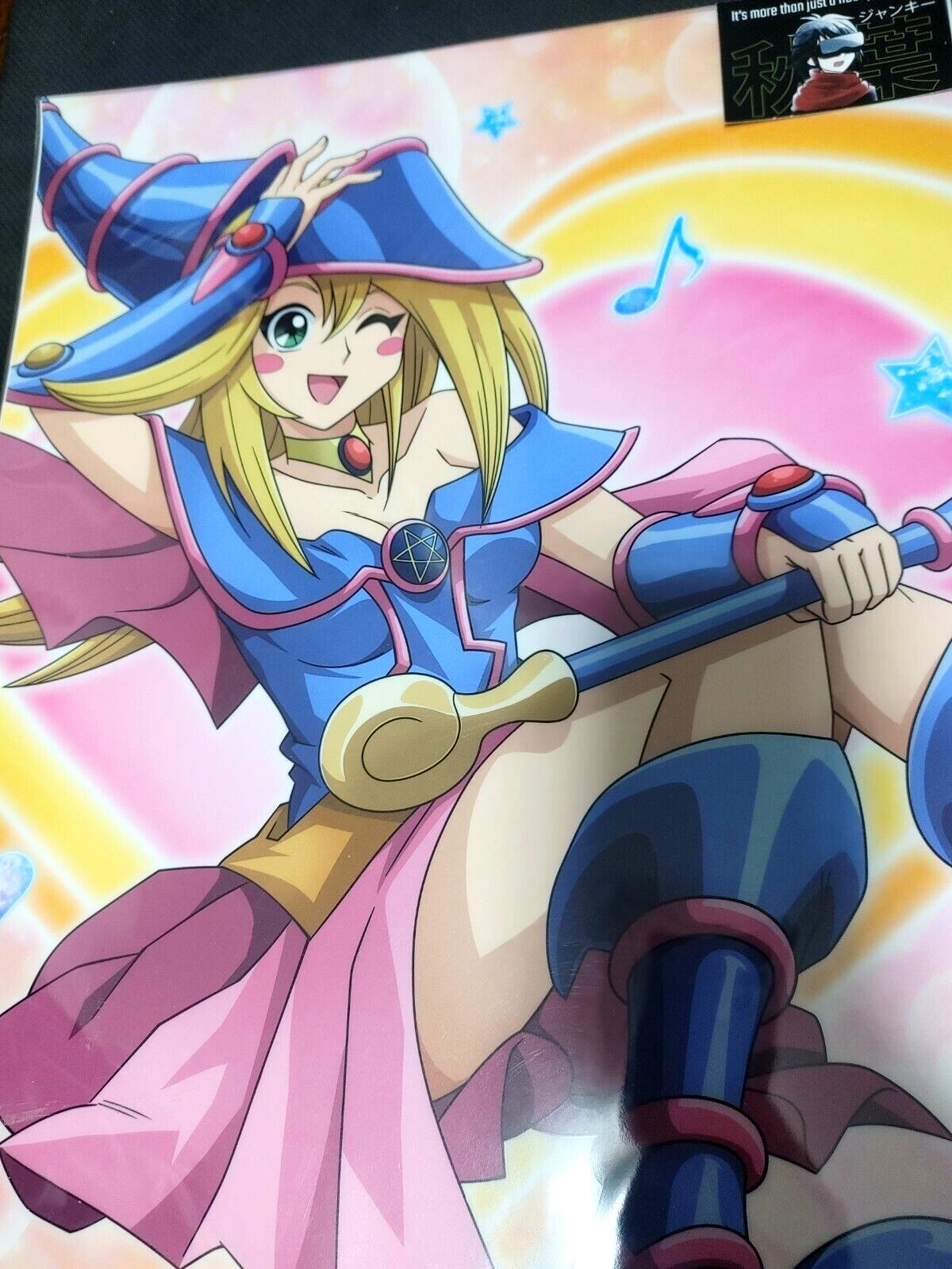 Dark Magician Girl Yu-Gi-Oh Clear Poster B JAPAN Yugioh JAPAN UNCENSORED