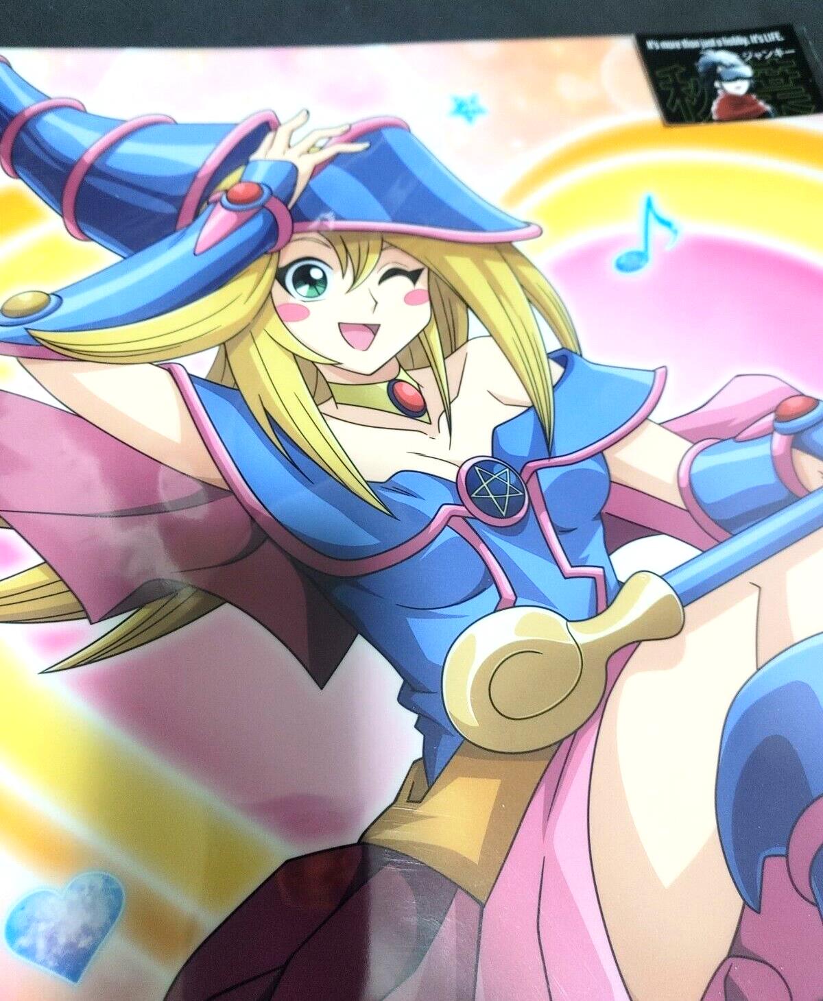 Dark Magician Girl Yu-Gi-Oh Clear Poster B JAPAN Yugioh JAPAN UNCENSORED