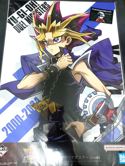Yami Yugi Yu-Gi-Oh Clear Poster Duel Disk Yugioh JAPAN Limited Release