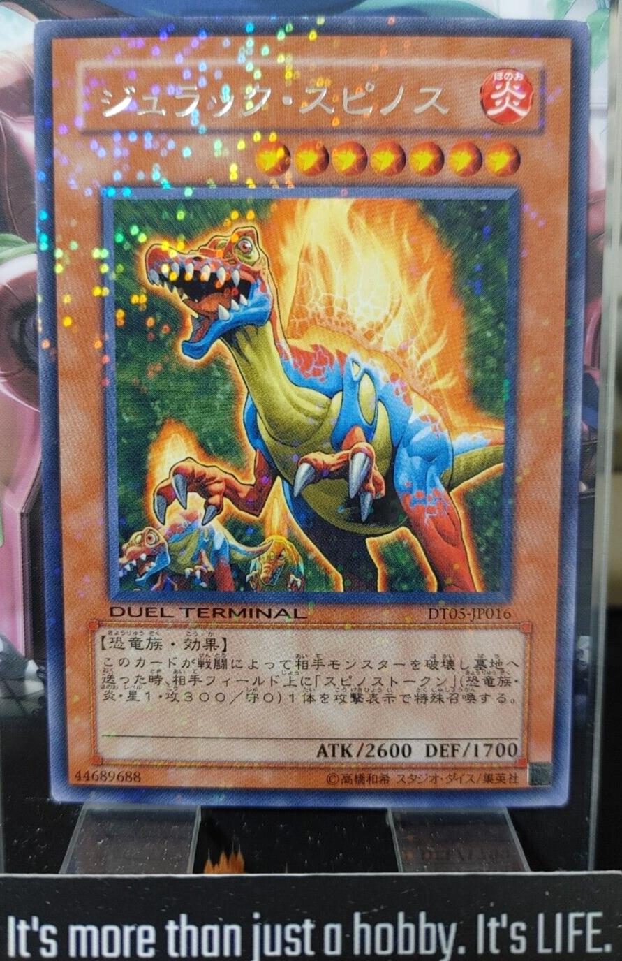 Jurrac Spinos DT05-JP016 Rare Holo OCG Yugioh JAPAN