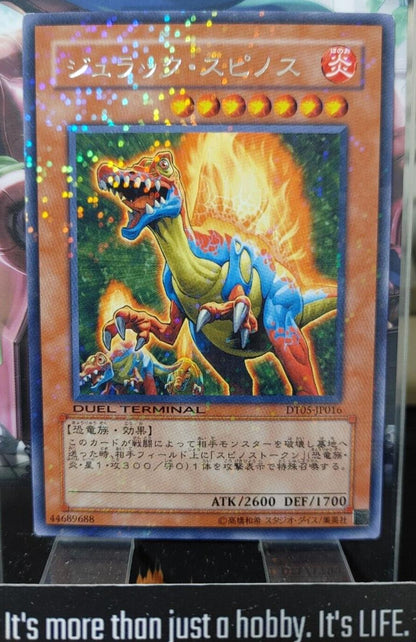 Jurrac Spinos DT05-JP016 Rare Holo OCG Yugioh JAPAN