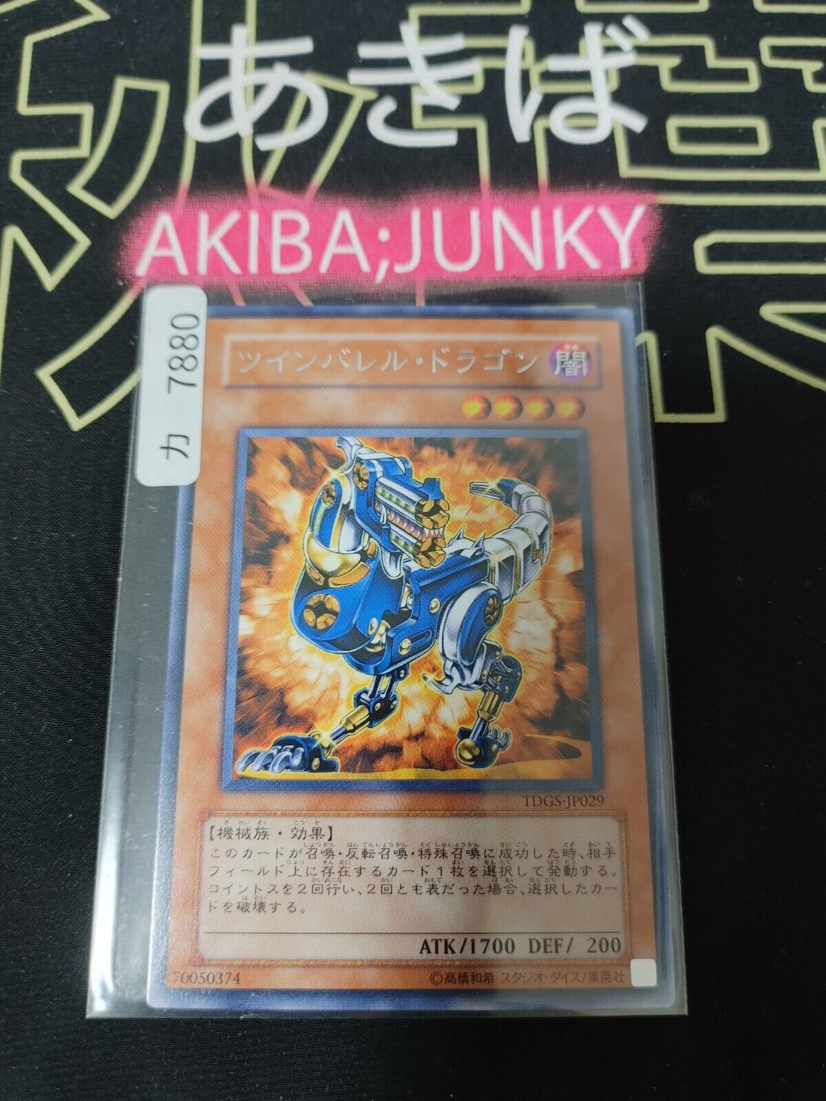 Twin-Barrel Dragon Yugioh TDGS-JP029 Rare OCG JAPAN