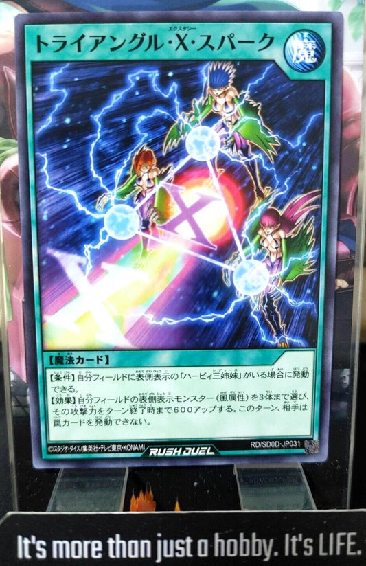 Triangle Ecstasy Spark RD/SD0D-JP031 Rush Duel Yugioh JAPAN UNCENSORED