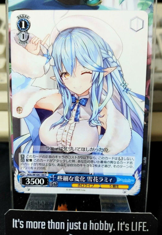 Weiss Schwarz Hololive Yukihana Lamy HOL/W104-140 JAPAN LP