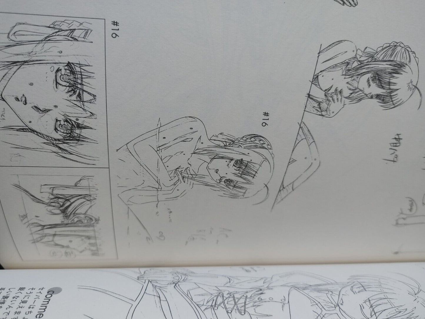 Fate Stay Night Cel Art Production Drawings Book Type-Moon Japan Rare Import
