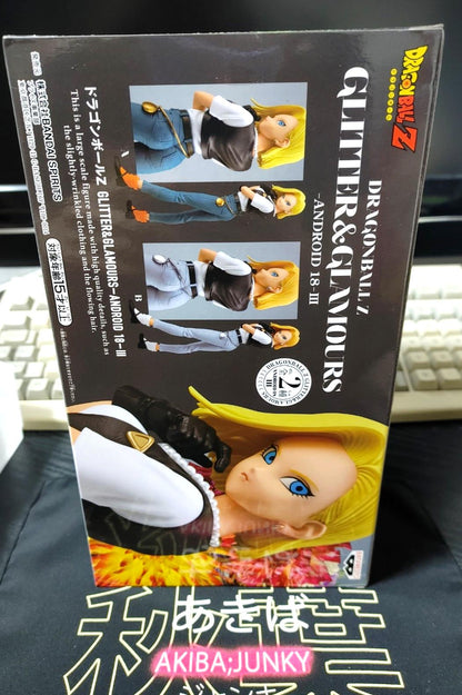 Android 18 Dragon Ball Z Glitter Glamours Sexy Figure IN BOX JAPAN