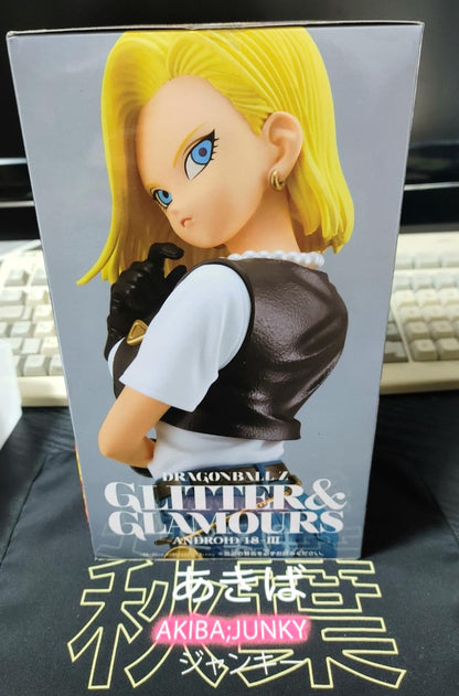 Android 18 Dragon Ball Z Glitter Glamours Sexy Figure IN BOX JAPAN