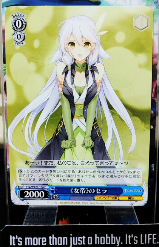 Weiss Schwarz Fujimi Fantasia Bunko Fra/W120-136 Sara Silvers JAPAN Release