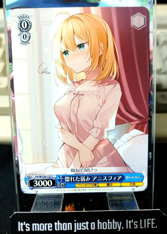 Weiss Schwarz Fujimi Fantasia Bunko Ftt/W120-137 Anisphia JAPAN